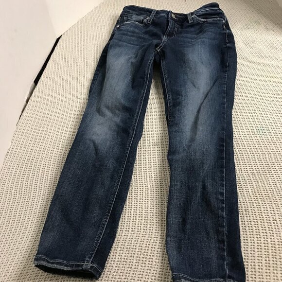 Silver Jeans Denim - SILVER WOMENS JEANS SKINNY CROPPED SIZE W29 L26